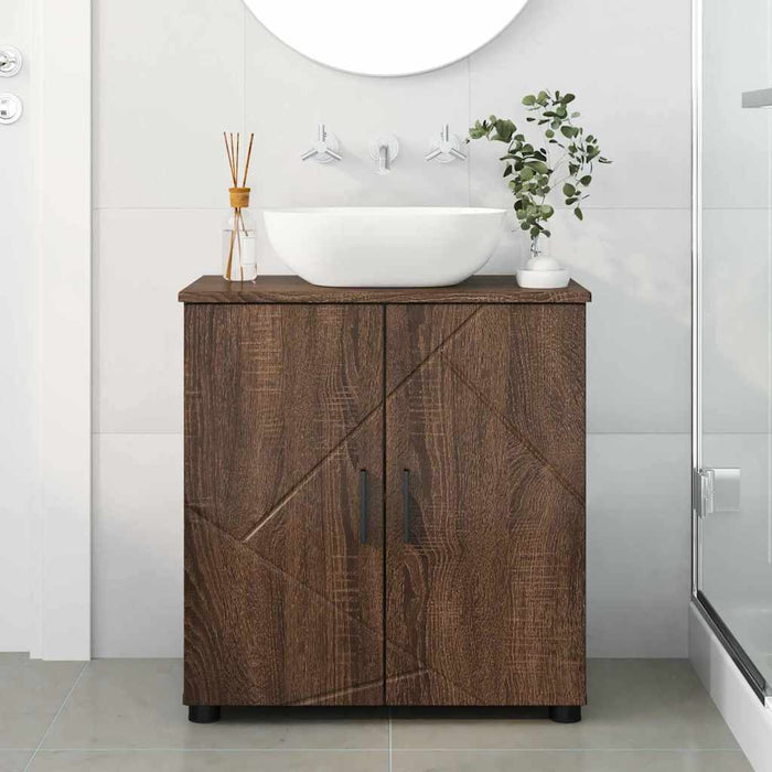 Dulap de Baie cu depozitare Stejar închis 61 x 35 x 64 cm - WALTI WALTI
