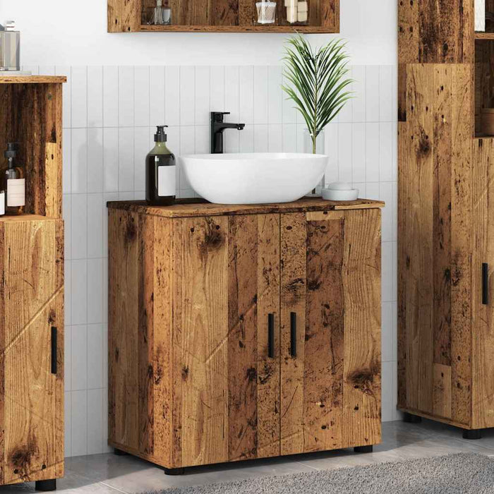 Dulap de Baie Lemn Vechi 61 x 35 x 64 cm Lemn compozit & Metal - WALTI WALTI