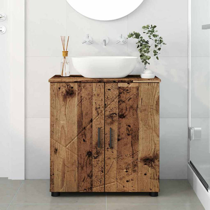 Dulap de Baie Lemn Vechi 61 x 35 x 64 cm Lemn compozit & Metal - WALTI WALTI