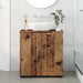 Dulap de Baie Lemn Vechi 61 x 35 x 64 cm Lemn compozit & Metal - WALTI WALTI