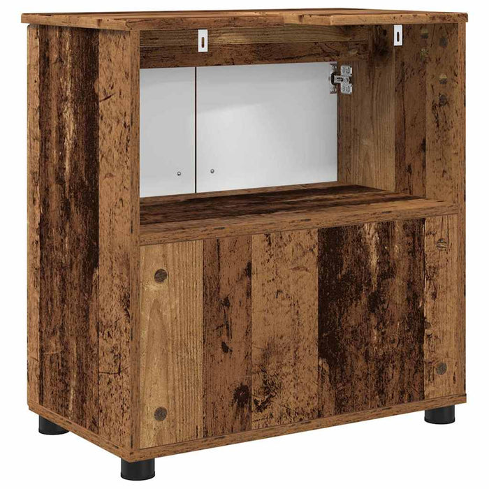 Dulap de Baie Lemn Vechi 61 x 35 x 64 cm Lemn compozit & Metal - WALTI WALTI