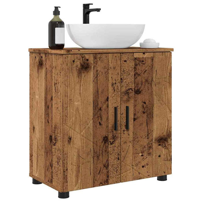 Dulap de Baie Lemn Vechi 61 x 35 x 64 cm Lemn compozit & Metal - WALTI WALTI