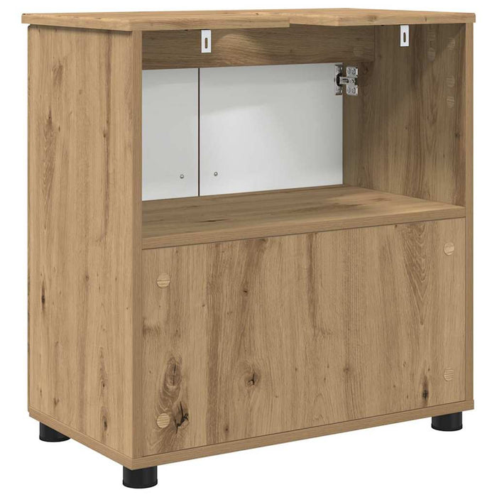 Dulap de Baie cu depozitare Stejar Artizanal 61 x 35 x 64 cm - WALTI WALTI