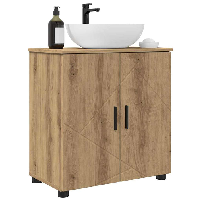 Dulap de Baie cu depozitare Stejar Artizanal 61 x 35 x 64 cm - WALTI WALTI