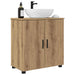 Dulap de Baie cu depozitare Stejar Artizanal 61 x 35 x 64 cm - WALTI WALTI