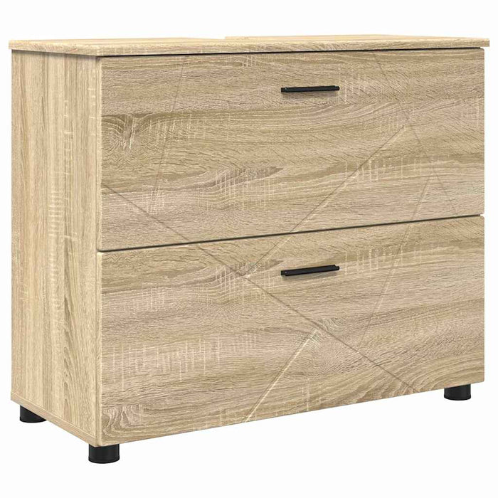 Dulap de Baie cu sertar cu ușă Stejar Sonoma 76,5 x 35 x 64 cm - WALTI WALTI