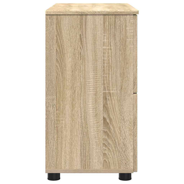 Dulap de Baie cu sertar cu ușă Stejar Sonoma 76,5 x 35 x 64 cm - WALTI WALTI
