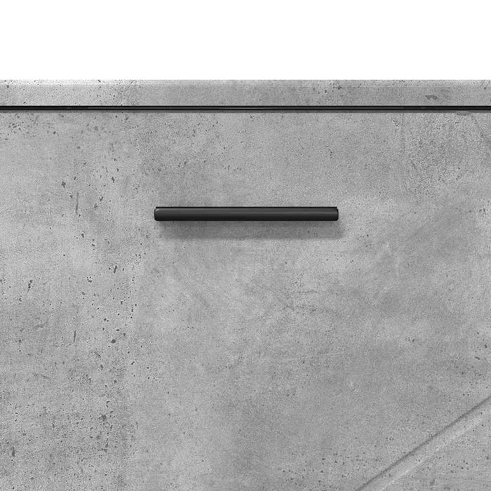 Dulap de Baie cu sertar cu ușă Gri din beton 76,5 x 35 x 64 cm - WALTI WALTI