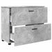 Dulap de Baie cu sertar cu ușă Gri din beton 76,5 x 35 x 64 cm - WALTI WALTI