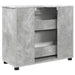 Dulap de Baie cu sertar cu ușă Gri din beton 76,5 x 35 x 64 cm - WALTI WALTI