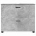 Dulap de Baie cu sertar cu ușă Gri din beton 76,5 x 35 x 64 cm - WALTI WALTI