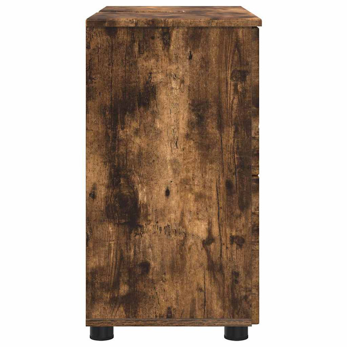 Dulap de Baie cu sertar cu ușă Stejar fumuriu 76,5 x 35 x 64 cm - WALTI WALTI