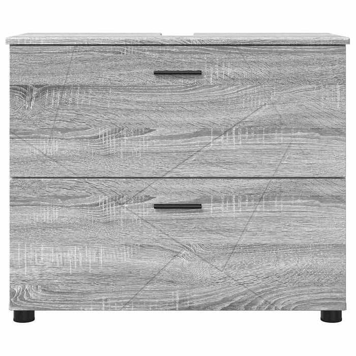 Dulap de Baie cu sertar cu ușă Gri Sonoma 76,5 x 35 x 64 cm - WALTI WALTI