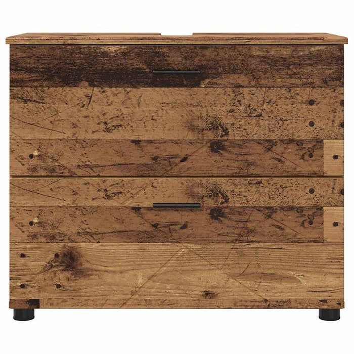 Dulap de Baie cu sertar cu ușă Lemn Vechi 76,5 x 35 x 64 cm - WALTI WALTI
