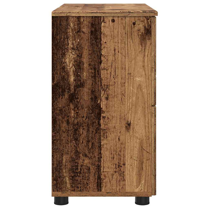 Dulap de Baie cu sertar cu ușă Lemn Vechi 76,5 x 35 x 64 cm - WALTI WALTI