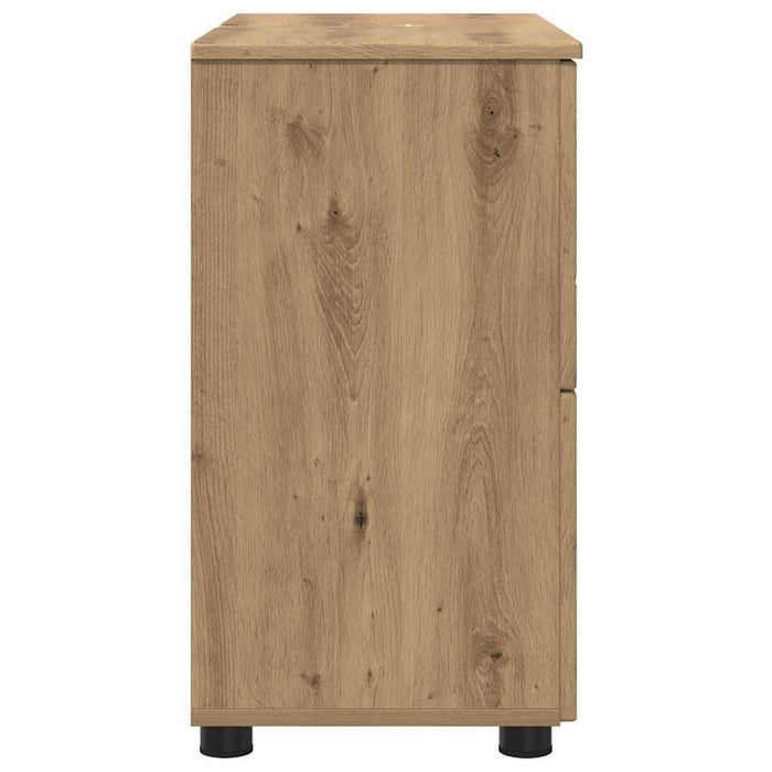 Dulap de Baie cu sertar Stejar Artizanal 76,5 x 35 x 64 cm WALTI