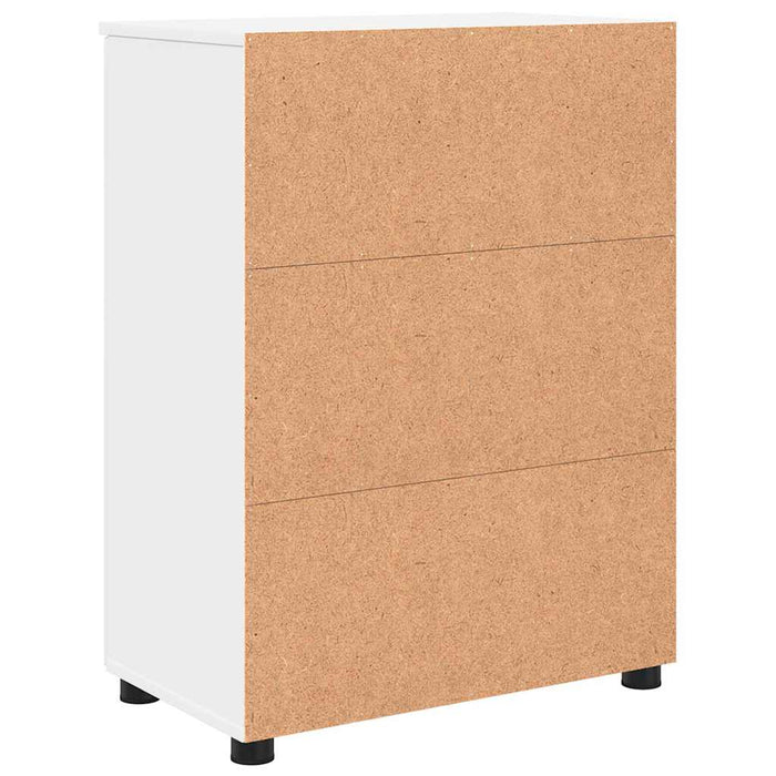 Dulap de Baie cu ușă Alb 60 x 35 x 80 cm Lemn compozit & Metal WALTI