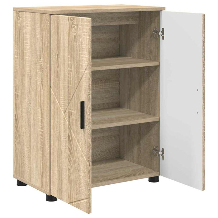 Dulap de Baie cu depozitare Stejar Sonoma 60 x 35 x 80 cm WALTI