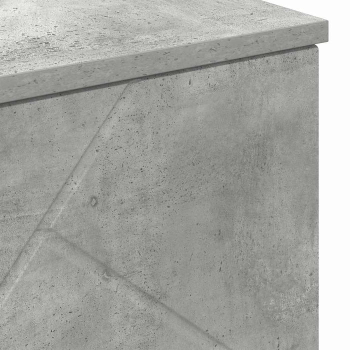 Dulap de Baie cu raft Gri beton 60 x 35 x 80 cm Lemn compozit - WALTI WALTI