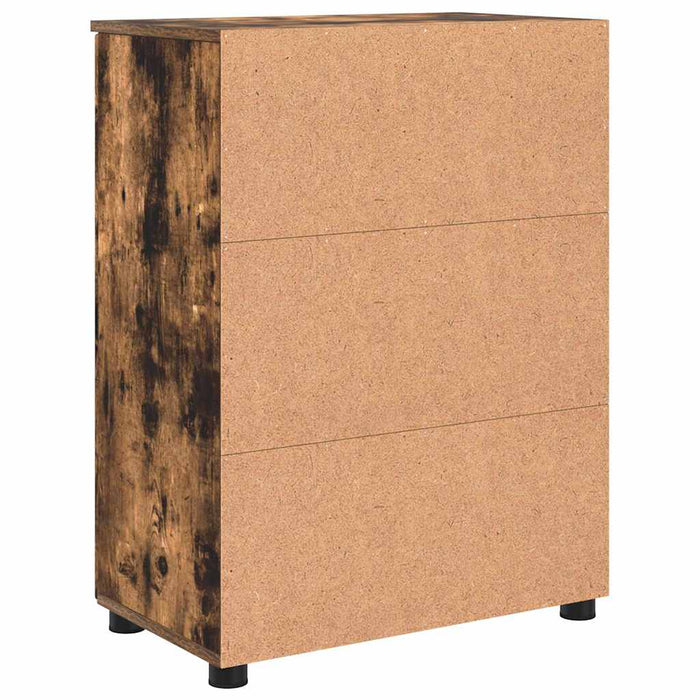 Dulap de Baie Stejar afumat 60 x 35 x 80 cm Lemn compozit - WALTI WALTI