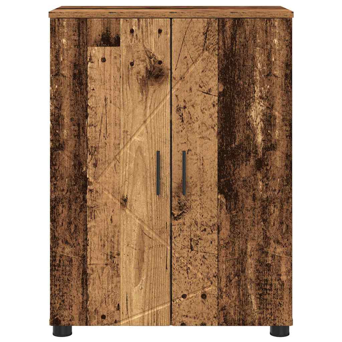 Dulap de Baie cu raft Lemn vechi 60 x 35 x 80 cm Lemn compozit - WALTI WALTI
