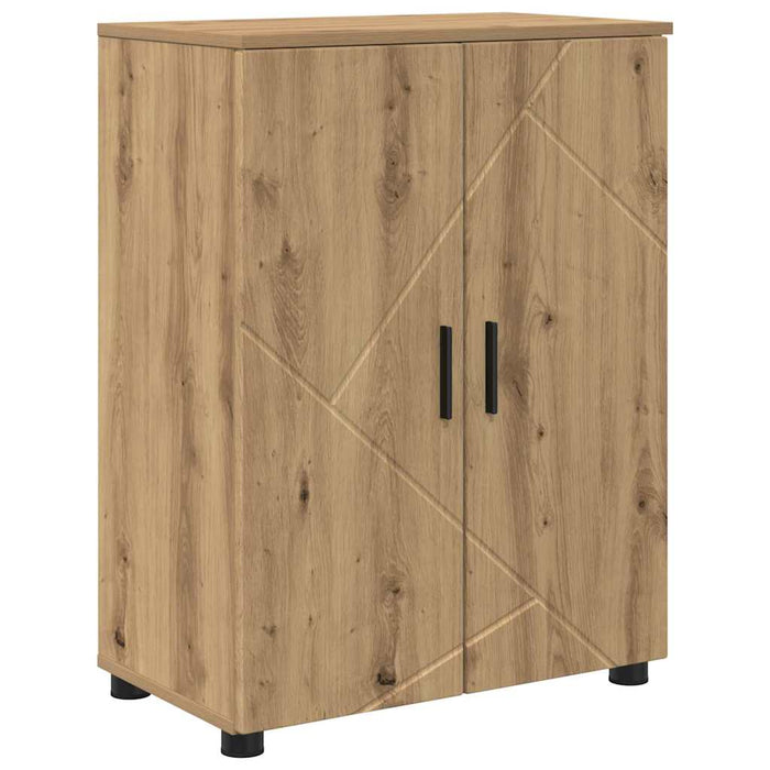 Dulap de Baie cu depozitare Stejar Artizanal 60 x 35 x 80 cm WALTI