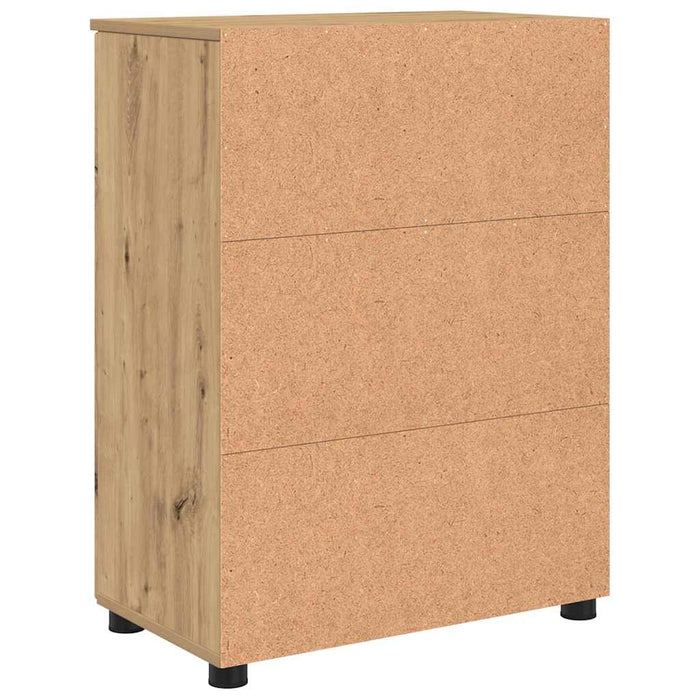 Dulap de Baie cu depozitare Stejar Artizanal 60 x 35 x 80 cm WALTI