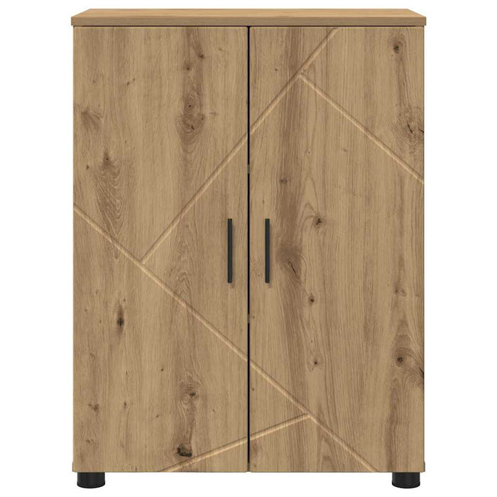 Dulap de Baie cu depozitare Stejar Artizanal 60 x 35 x 80 cm WALTI