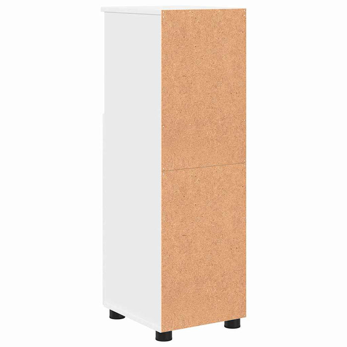 Dulap de Baie cu raft cu ușă Alb 30 x 35 x 95 cm Lemn compozit - WALTI WALTI