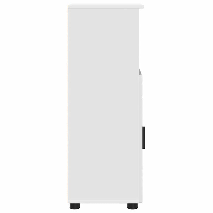 Dulap de Baie cu raft cu ușă Alb 30 x 35 x 95 cm Lemn compozit - WALTI WALTI