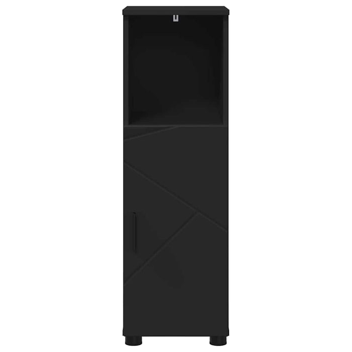 Dulap de Baie cu raft Negru 30 x 35 x 95 cm Lemn compozit - WALTI WALTI