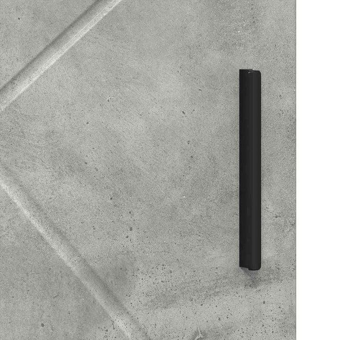 Dulap de Baie cu raft Gri beton 30 x 35 x 95 cm Lemn compozit - WALTI WALTI