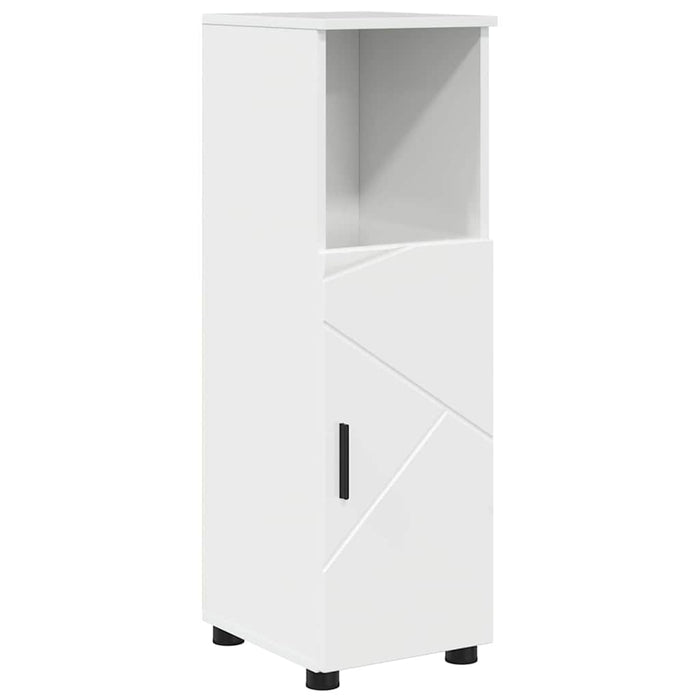 Dulap de Baie Alb foarte lucios 30 x 35 x 95 cm Lemn compozit - WALTI WALTI