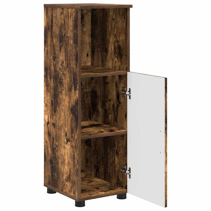 Dulap de Baie Stejar afumat 30 x 35 x 95 cm Lemn compozit - WALTI WALTI