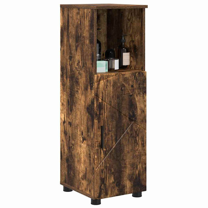 Dulap de Baie Stejar afumat 30 x 35 x 95 cm Lemn compozit - WALTI WALTI