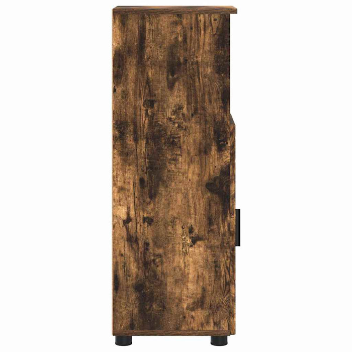 Dulap de Baie Stejar afumat 30 x 35 x 95 cm Lemn compozit - WALTI WALTI