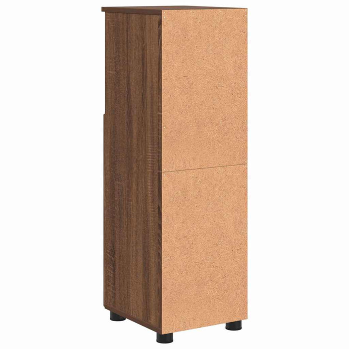 Dulap de Baie cu raft Stejar brun 30 x 35 x 95 cm Lemn compozit - WALTI WALTI