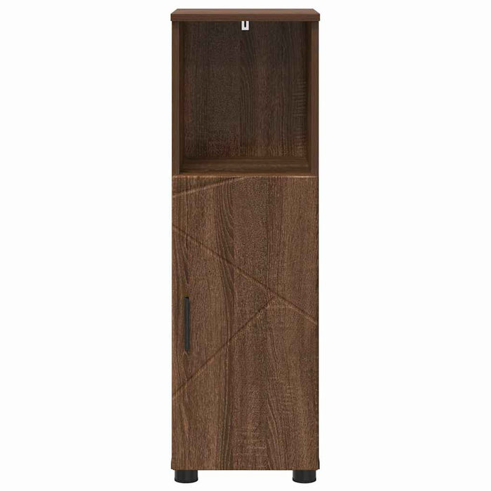 Dulap de Baie cu raft Stejar brun 30 x 35 x 95 cm Lemn compozit - WALTI WALTI