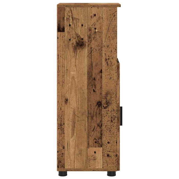 Dulap de Baie cu raft Lemn vechi 30 x 35 x 95 cm Lemn compozit - WALTI WALTI