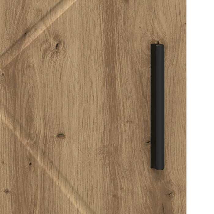 Dulap de Baie stejar artizanal 30 x 35 x 95 cm Lemn compozit - WALTI WALTI