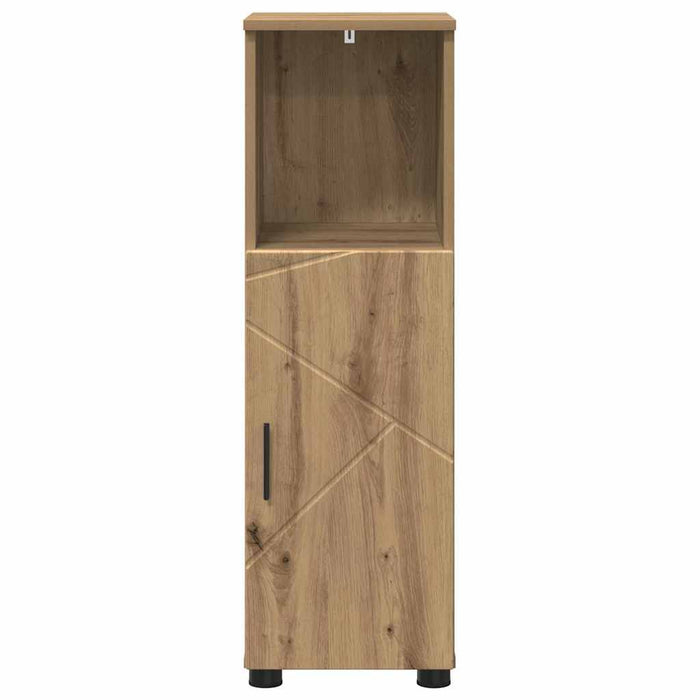 Dulap de Baie stejar artizanal 30 x 35 x 95 cm Lemn compozit - WALTI WALTI