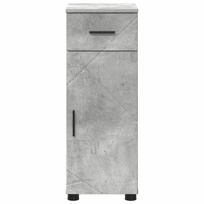 Dulap de Baie cu sertar cu ușă Gri din beton 30 x 35 x 80 cm - WALTI WALTI
