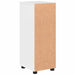 Dulap de Baie Alb lucios 30 x 35 x 80 cm Lemn compozit & Metal - WALTI WALTI