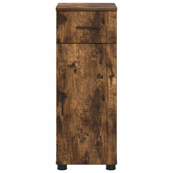Dulap de Baie cu sertar cu ușă Stejar fumuriu 30 x 35 x 80 cm - WALTI WALTI
