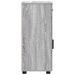 Dulap de Baie Gri Sonoma 30 x 35 x 80 cm Lemn compozit & Metal - WALTI WALTI