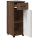 Dulap de Baie cu sertar cu ușă Stejar închis 30 x 35 x 80 cm - WALTI WALTI
