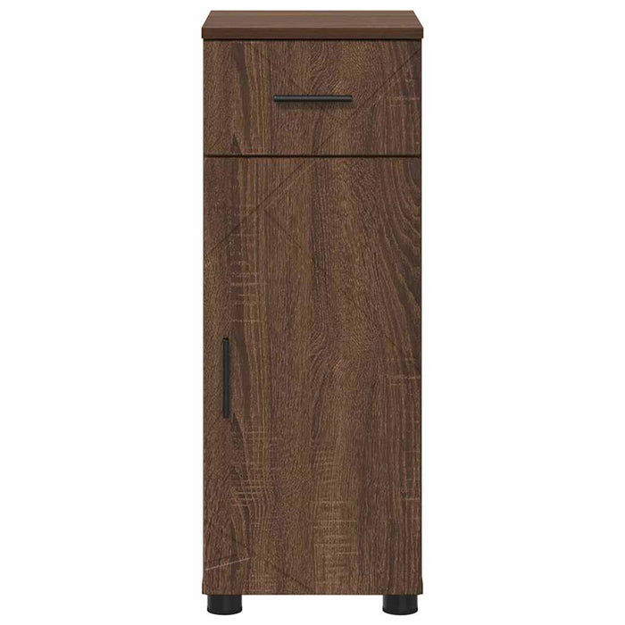 Dulap de Baie cu sertar cu ușă Stejar închis 30 x 35 x 80 cm - WALTI WALTI