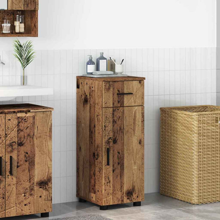 Dulap de Baie Lemn Vechi 30 x 35 x 80 cm Lemn compozit & Metal - WALTI WALTI