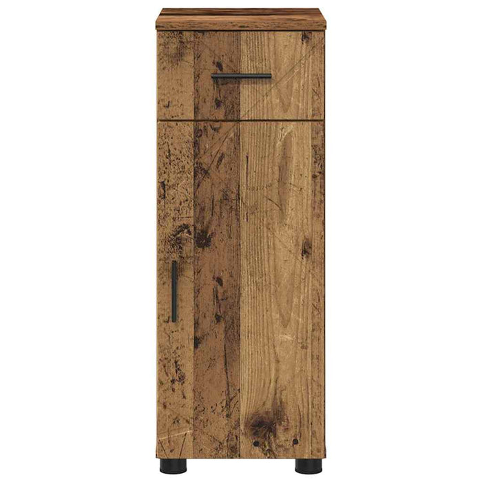 Dulap de Baie Lemn Vechi 30 x 35 x 80 cm Lemn compozit & Metal - WALTI WALTI