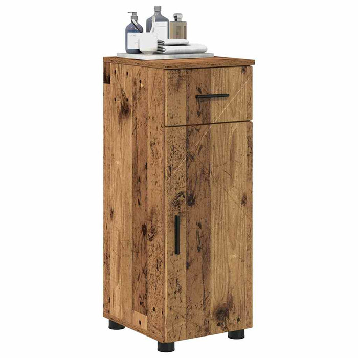 Dulap de Baie Lemn Vechi 30 x 35 x 80 cm Lemn compozit & Metal - WALTI WALTI
